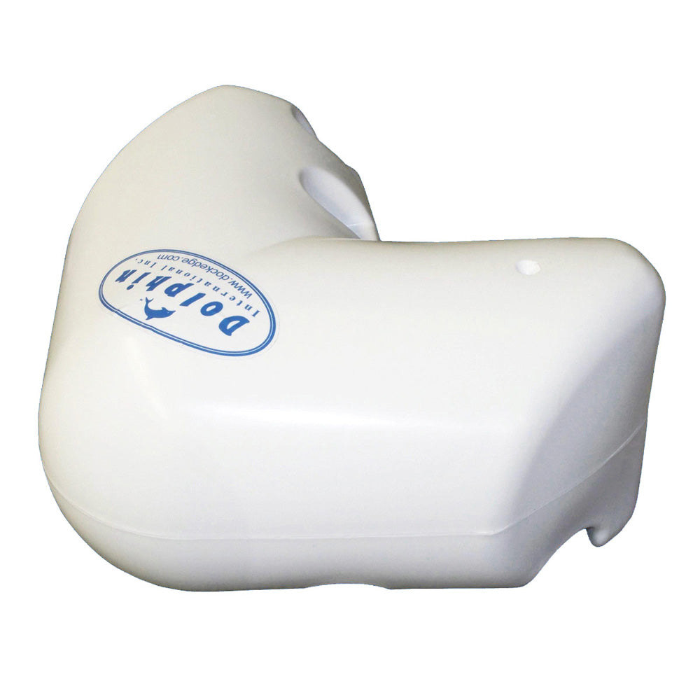 Dock Edge Dolphin Dockside Bumper 12 x 12 Corner - White | SendIt Sailing