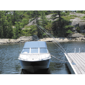 Dock Edge Premium Mooring Whips 2PC 16ft 20,000LBS up to 33ft | SendIt Sailing