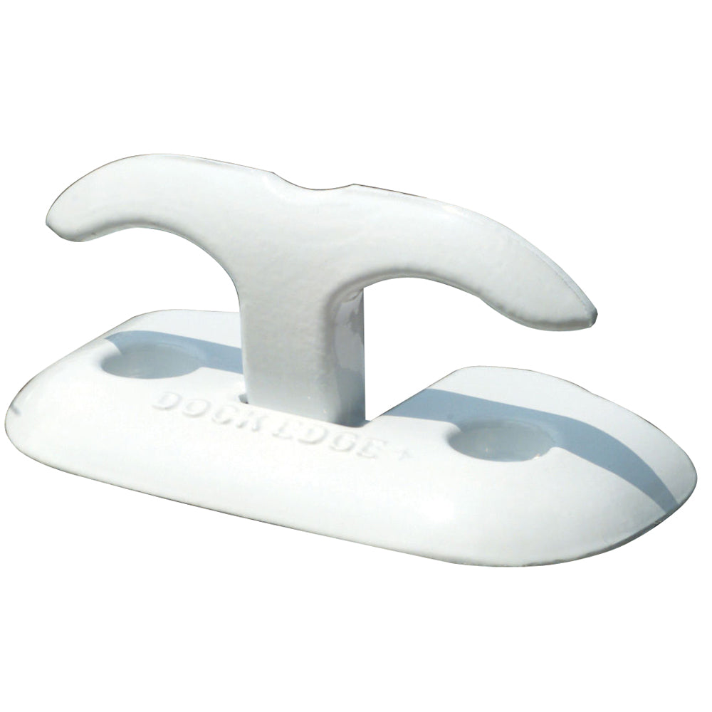 Dock Edge Flip Up Dock Cleat 6in White | SendIt Sailing