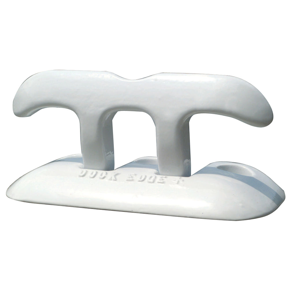 Dock Edge Flip Up Dock Cleat 8in - White | SendIt Sailing