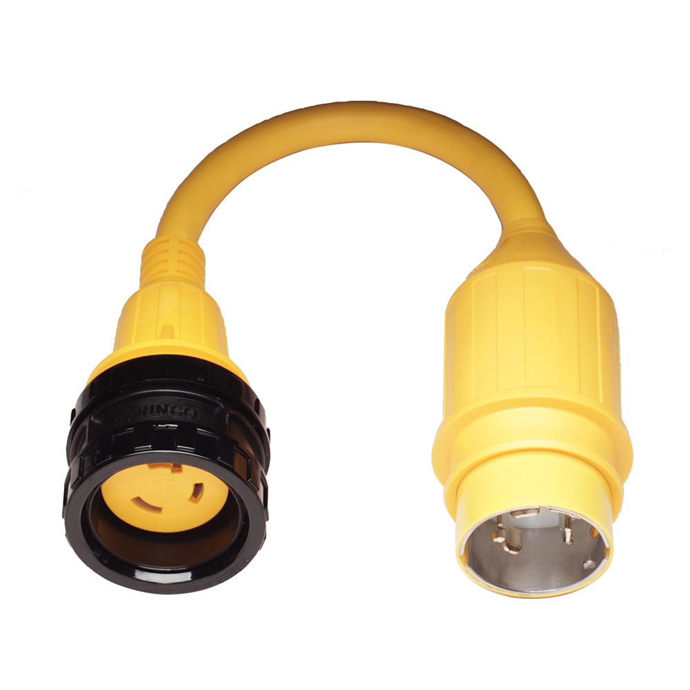 Marinco Pigtail Adapter, 30A Locking to 50A Locking | SendIt Sailing