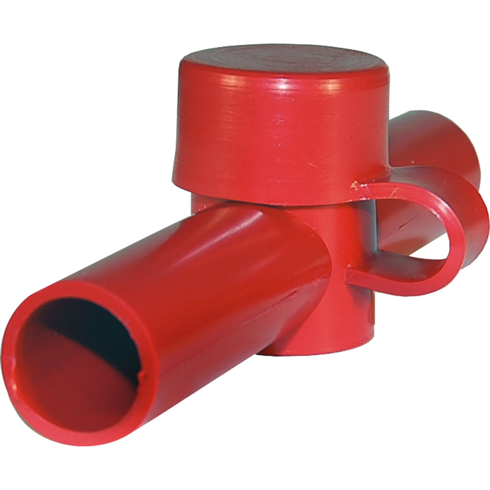 Blue Sea 4003 Cable Cap Dual Entry - Red | SendIt Sailing