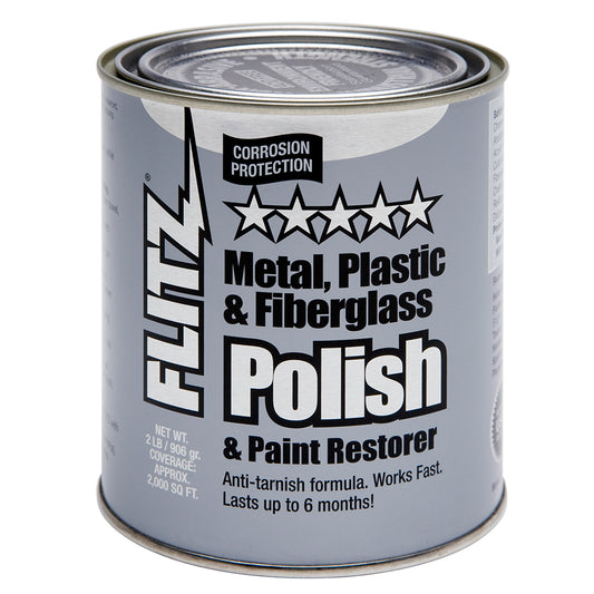 Flitz Polish - Paste - 2.0 lb. Quart Can | SendIt Sailing