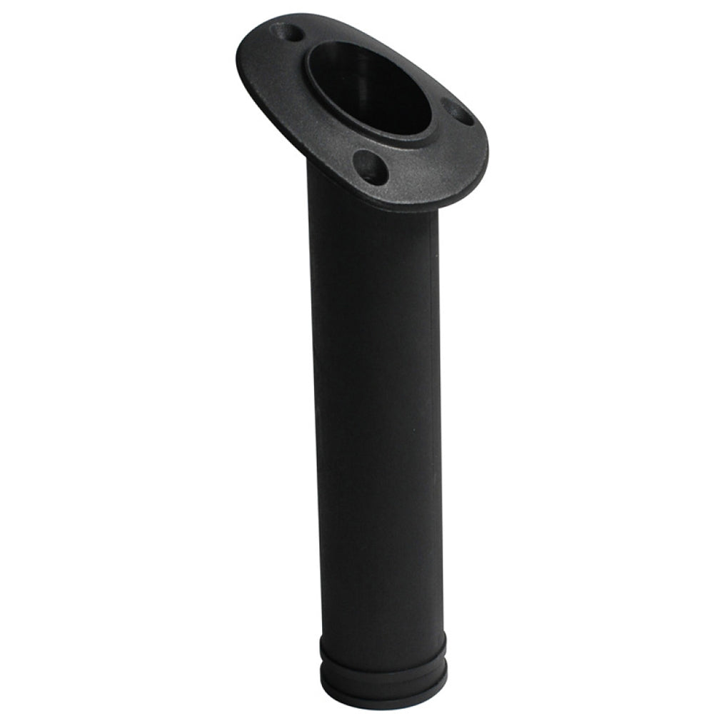 C.E. Smith Flush Mount 30 degree Nylon Rod Holder - Black | SendIt Sailing