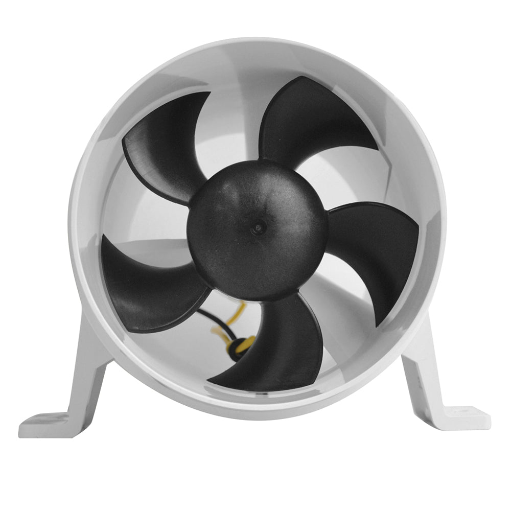 Attwood Turbo 4000 Series II In-Line Blower - 12V - White | SendIt Sailing