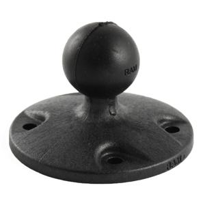 RAM Mount 2.5in Composite Round Base with 1in Ball | SendIt Sailing