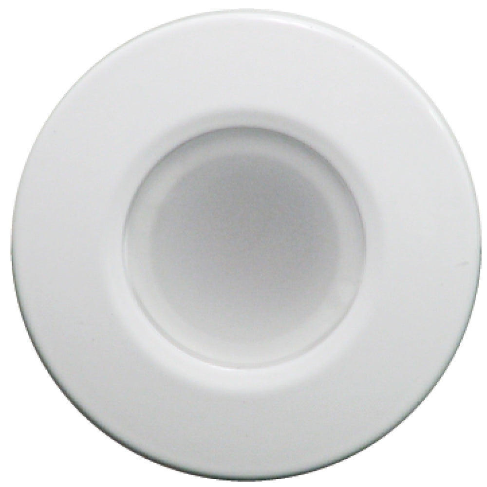 Lumitec Orbit - Flush Mount Down Light - White Finish - 4-Color Blue/Red/Purple/White Non Dimming | SendIt Sailing