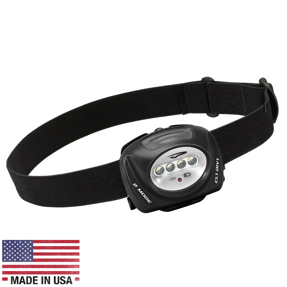 Princeton Tec QUAD II Intrinsically Safe LED Headlamp - Black | SendIt Sailing