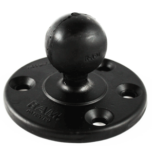 RAM Mount 3.68in Round Base with 1.5 Ball | SendIt Sailing