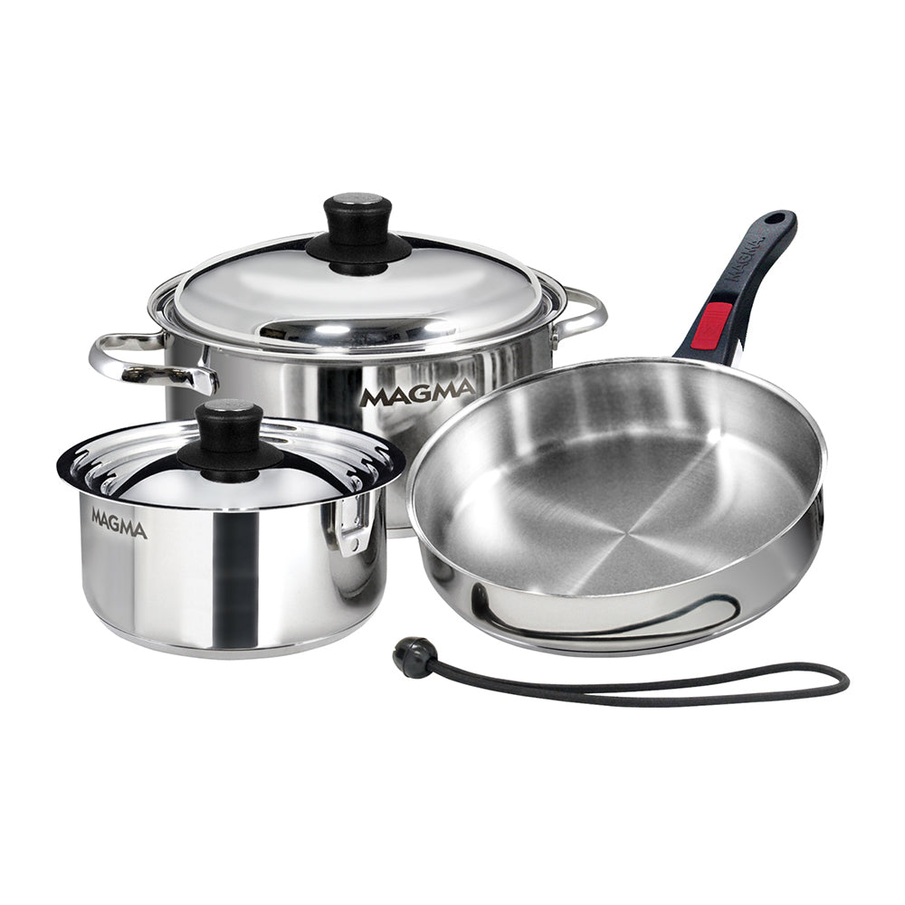 Magma 7 Piece Induction Cookware Set - Stainless Steel | SendIt Sailing