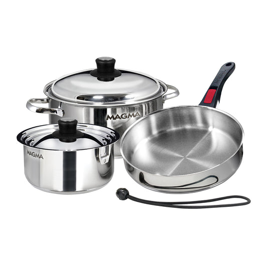 Magma 7 Piece Induction Cookware Set - Stainless Steel | SendIt Sailing
