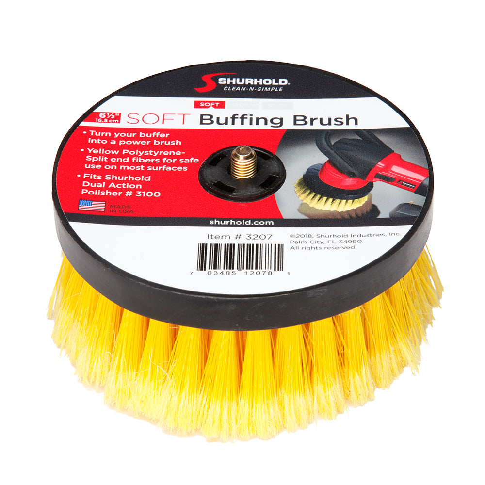 Shurhold 6in Soft Brush for Dual Action Polisher | SendIt Sailing