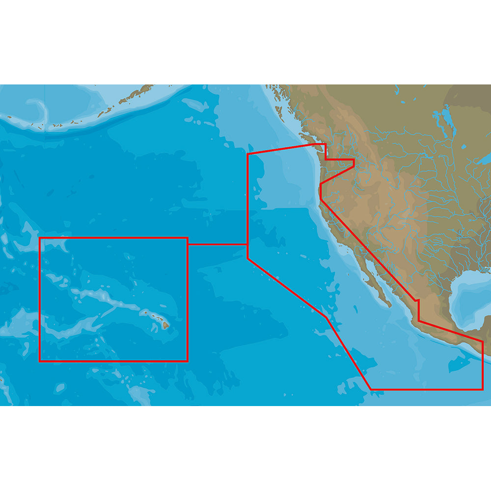 C-MAP 4D NA-D024 - USA West Coast & Hawaii - Full Content | SendIt Sailing