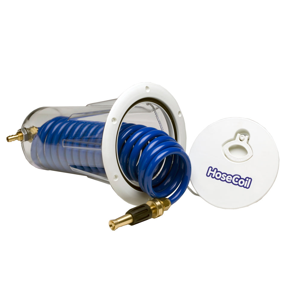 HoseCoil Flush Mount Enclosure with Nozzle | SendIt Sailing