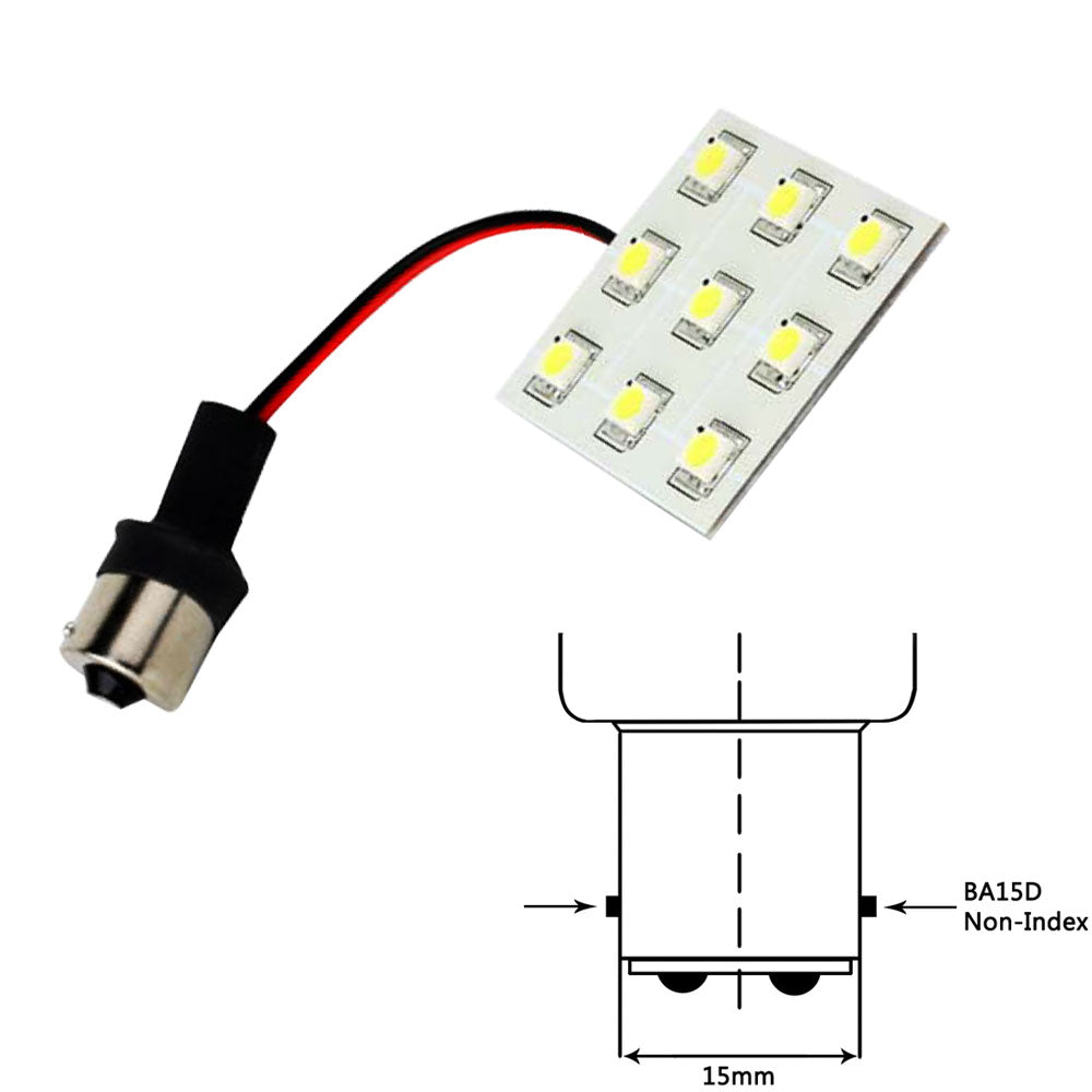 Lunasea Bayonet 9 LED Bulb BA15D - 12VAC or 10-30VDC/2with 149 Lumens - Warm White | SendIt Sailing