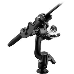 RAM Mount RAM-ROD 2000 Fishing Rod Holder with RAM-ROD Revolution Ratchet/Socket System & Round Flat Surface Base | SendIt Sailing