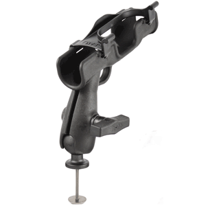 RAM Mount RAM-ROD 2007 Fly Rod Jr. Fishing Rod Holder with 5 Spot Mounting Base Adapter | SendIt Sailing