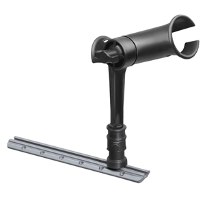 RAM Mount Ram Tube Jr. Rod Holder with 6in Post & Adapt-A-Post Track Mounting Base | SendIt Sailing
