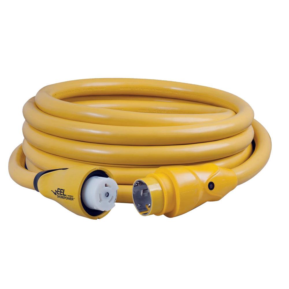 Marinco CS504-25 EEL 50A 125V/250V Shore Power Cordset - 25ft - Yellow | SendIt Sailing