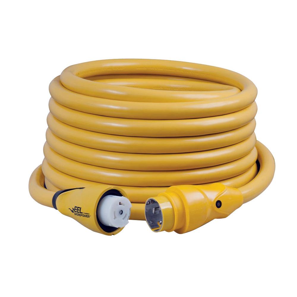 Marinco CS504-50 EEL 50A 125V/250V Shore Power Cordset - 50ft - Yellow | SendIt Sailing