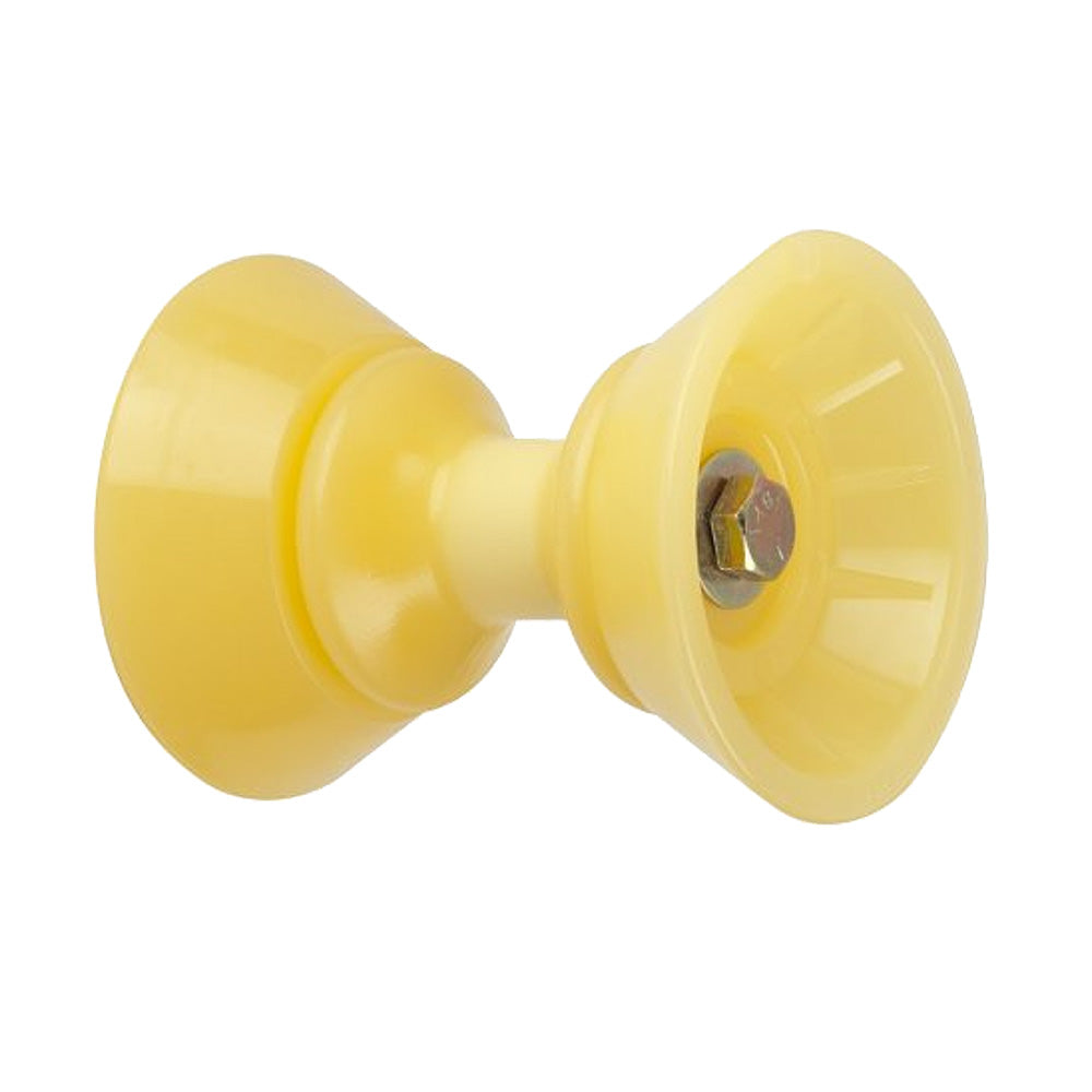 C.E. Smith 3in Bow Bell Roller Assembly - Yellow TPR | SendIt Sailing