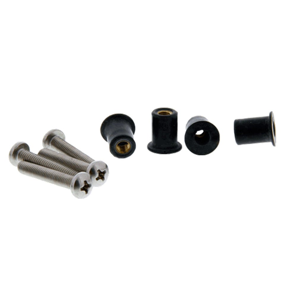 Scotty 133-16 Well Nut Mounting Kit - 16 Pack | SendIt Sailing