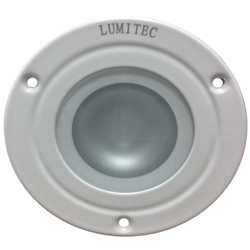 Lumitec Shadow - Flush Mount Down Light - White Finish - 4-Color White/Red/Blue/Purple Non-Dimming | SendIt Sailing