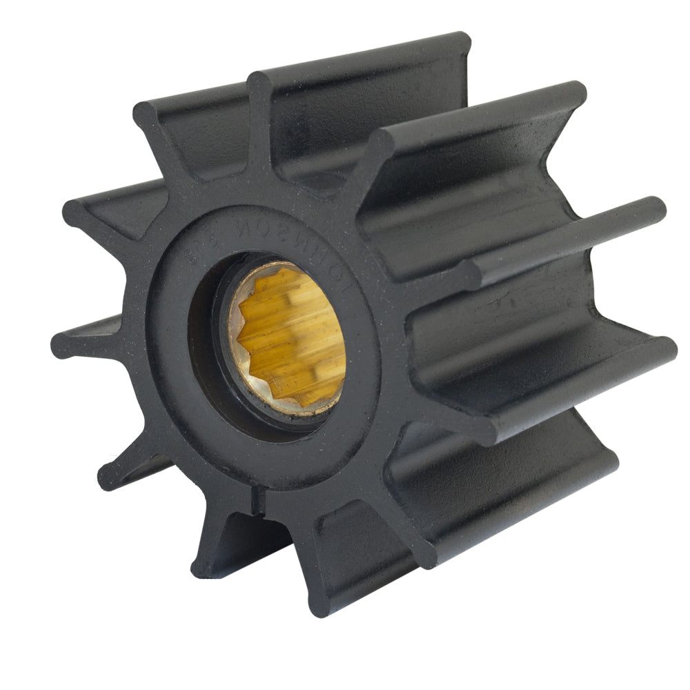 Jabsco Impeller Kit - 12 Blade - Neoprene - 3-¾in Diameter - Brass Insert - Spline Drive | SendIt Sailing