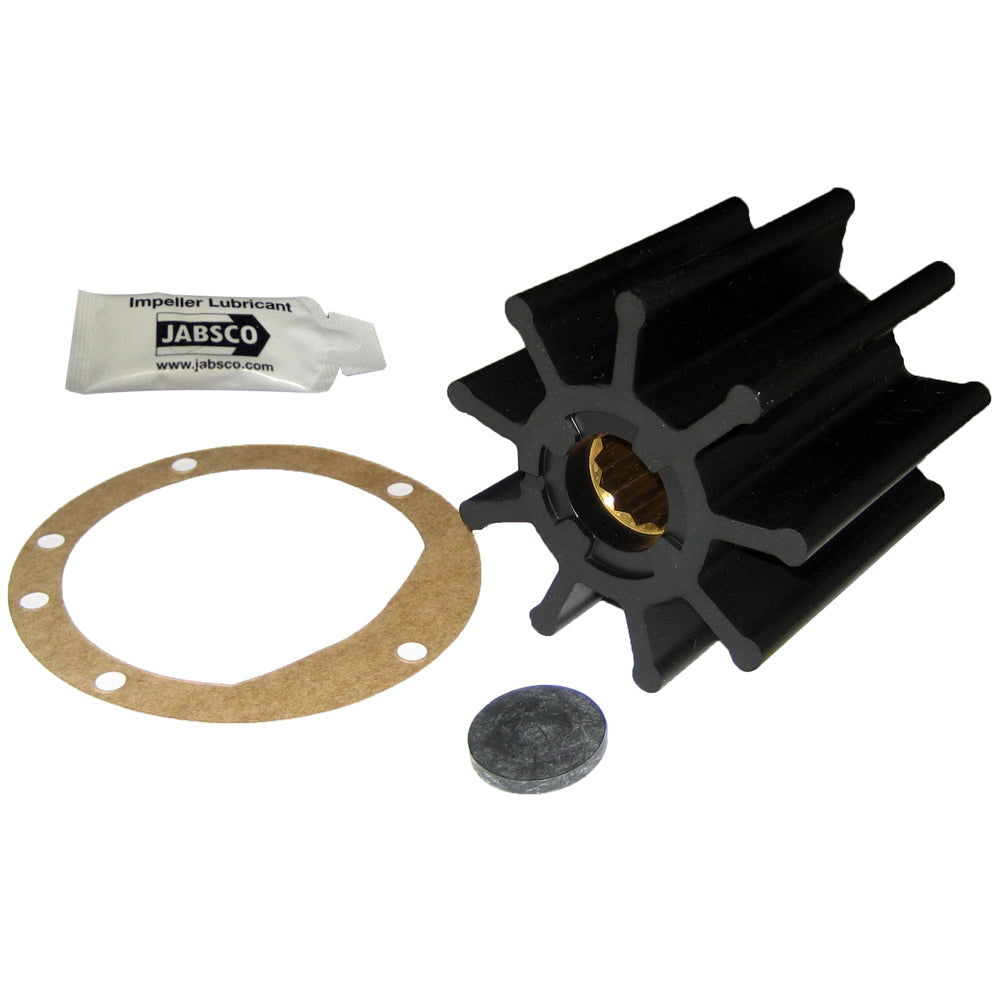 Jabsco Impeller Kit - 9 Blade - Nitrile - 3-3/4in Diameter x 3-1/2in W, 1in Shaft Diameter | SendIt Sailing