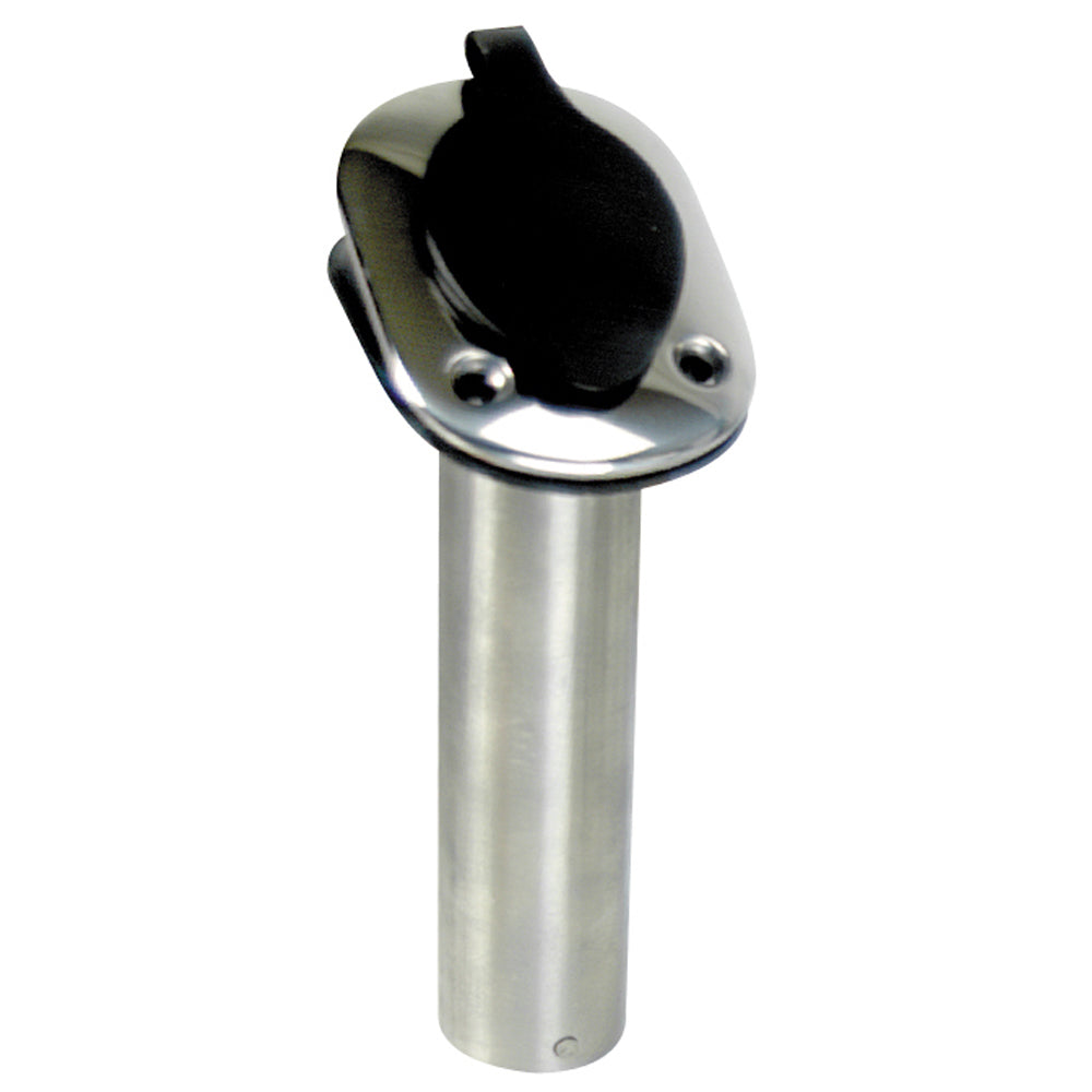 Whitecap 30 degree Flush Mount Rod Holder - 304 Stainless Steel - 9-1/4in | SendIt Sailing