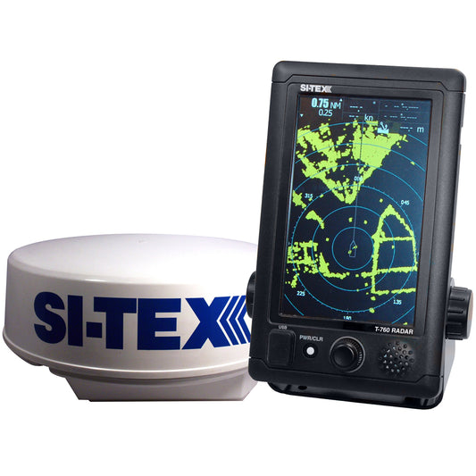 Si-Tex T-760 Compact Color Radar with 4kW 18in Dome - 7in Touchscreen | SendIt Sailing