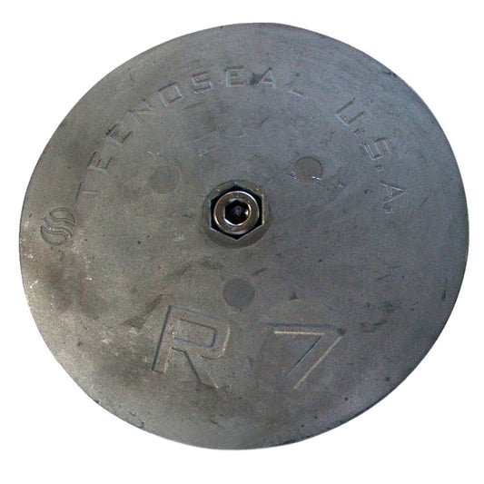Tecnoseal R7 Rudder Anode - Zinc - 6-1/2in Diameter | SendIt Sailing