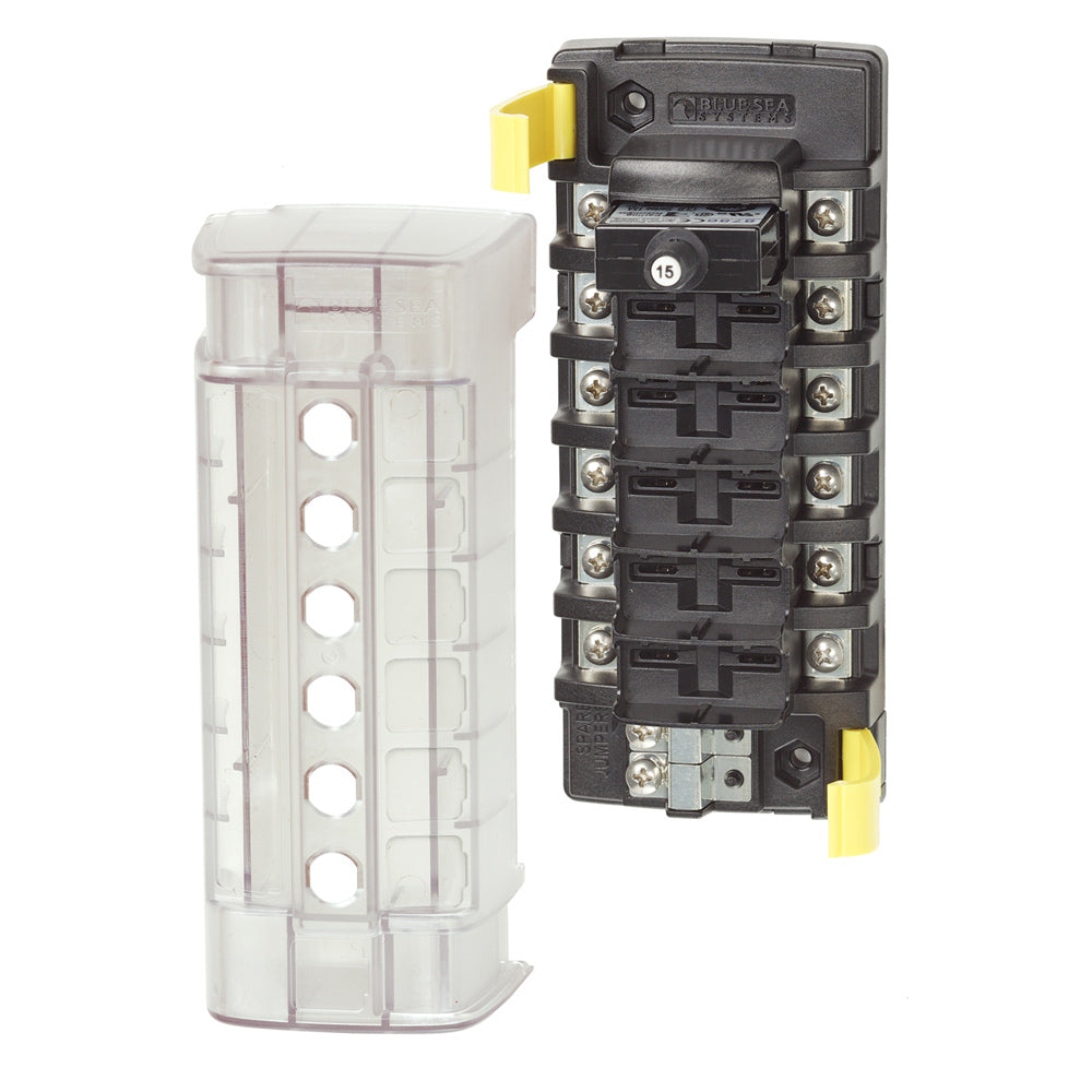 Blue Sea 5050 ST CLB Circuit Breaker Block - 6 Position | SendIt Sailing