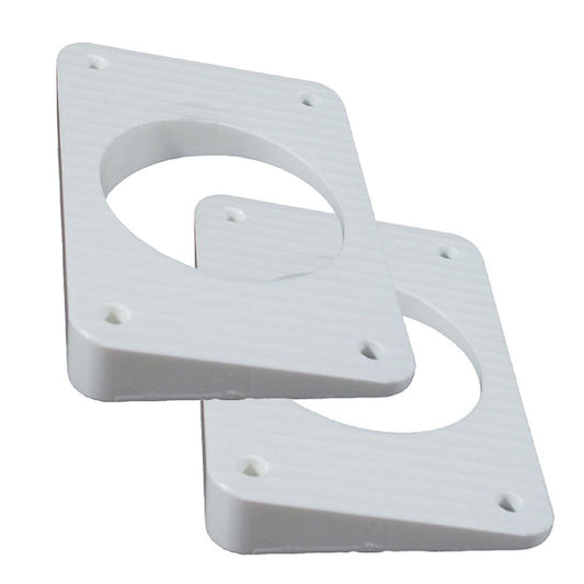 TACO Wedge Plates for Grand Slam Outriggers - White | SendIt Sailing