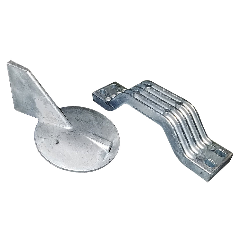 Tecnoseal Anode Kit w3/Hardware - Yamaha 150-200HP Left Hand Rotation - Zinc | SendIt Sailing