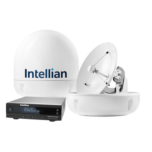 Intellian i6P Linear System with 23.6in Reflector & Universal Quad LNB | SendIt Sailing