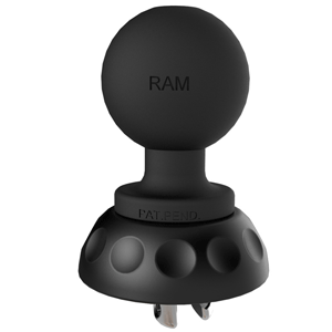 RAM Mount Leash Plug Adapter with 1.5in Diameter Ball | SendIt Sailing