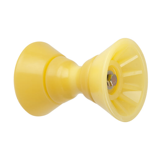 C.E. Smith 4in Bow Bell Roller Assembly - Yellow TPR | SendIt Sailing