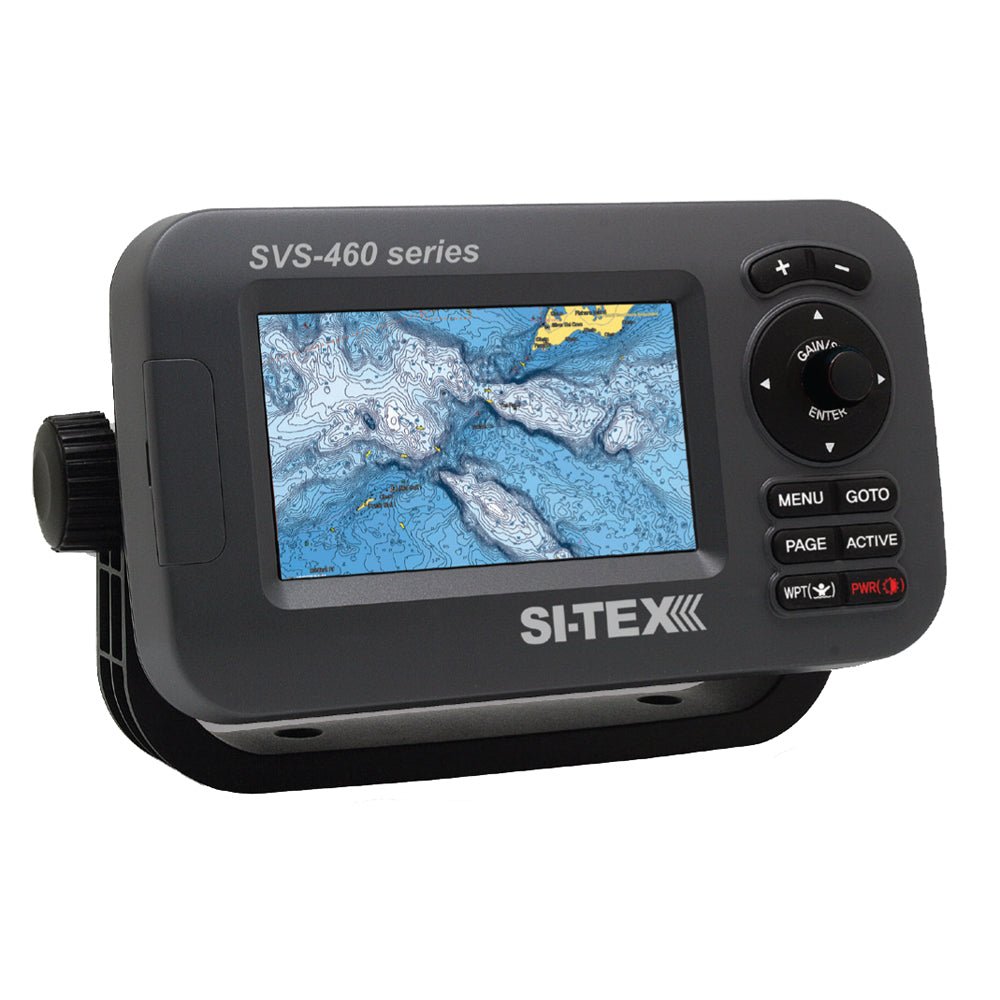 Si-Tex SVS-460C Chartplotter - 4.3in Color Screen with Internal GPS and Navionics+ Flexible Coverage | SendIt Sailing