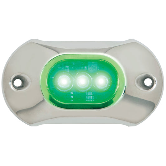 Attwood Light Armor Underwater LED Light - 3 LEDs - Green | SendIt Sailing