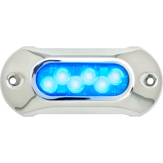 Attwood Light Armor Underwater LED Light - 6 LEDs - Blue | SendIt Sailing