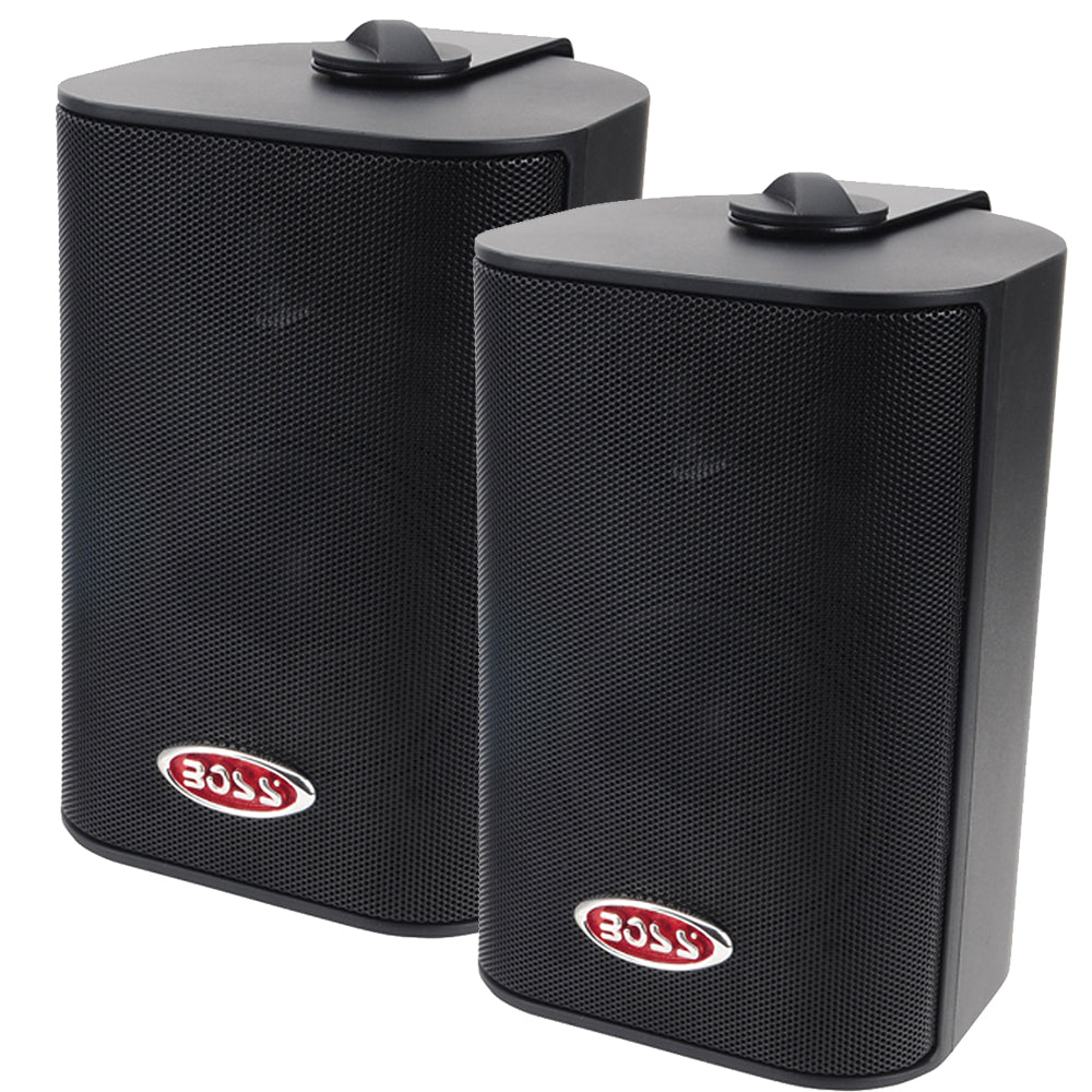 Boss Audio 4in MR4.3B Box Speakers - Black - 200W | SendIt Sailing