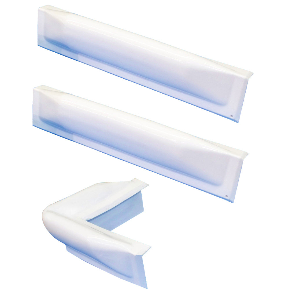 Dock Edge 3 Piece Dock Bumper Kit - 1 Corner Piece, 2 18in Straight Pieces | SendIt Sailing