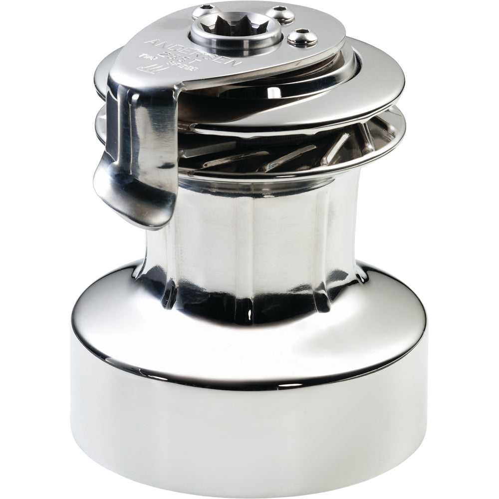 Andersen 28 2-Speed Self-Tailing Manual Winch - Full Stainless Steel | SendIt Sailing