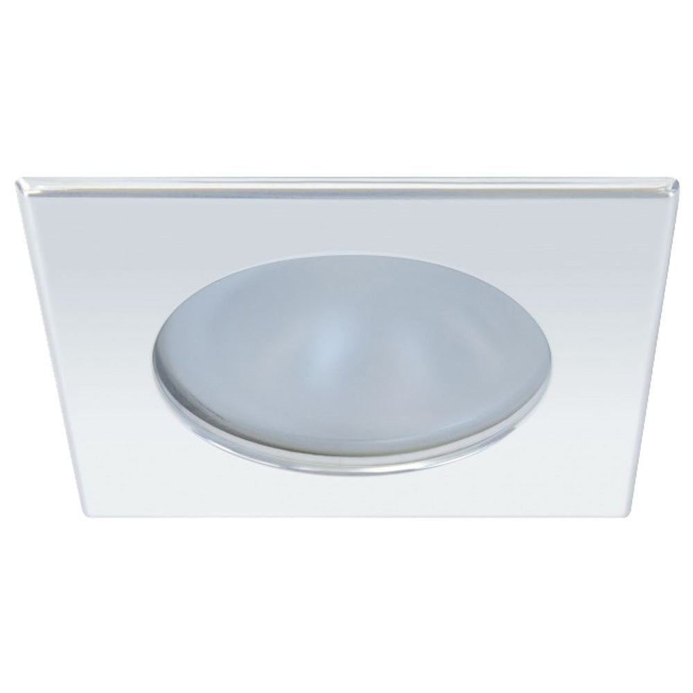 Quick Blake XP Downlight LED - 4W, IP66, Screw Mounted - Square Stainless Bezel, Round Daylight Light | SendIt Sailing