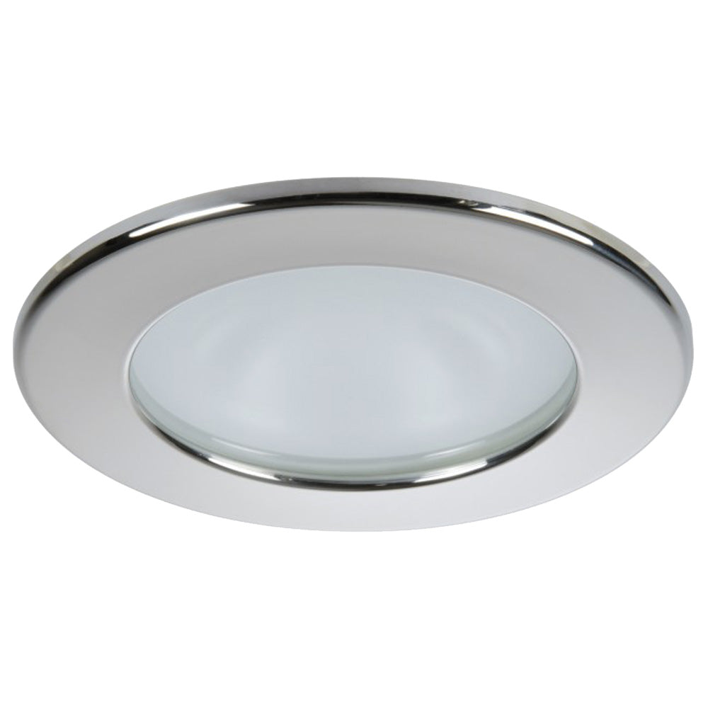 Quick Kai XP Downlight LED - 4W, IP66, Screw Mounted - Round Stainless Bezel, Round Daylight Light | SendIt Sailing