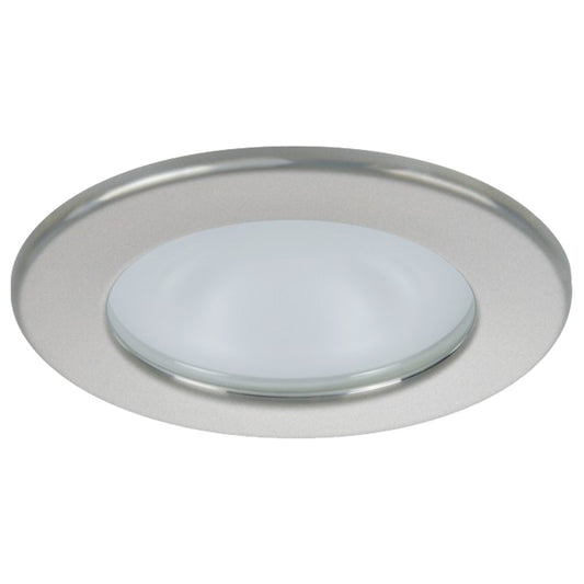 Quick Kai XP Downlight LED - 4W, IP66, Spring Mounted - Round Satin Bezel, Round Daylight Light | SendIt Sailing