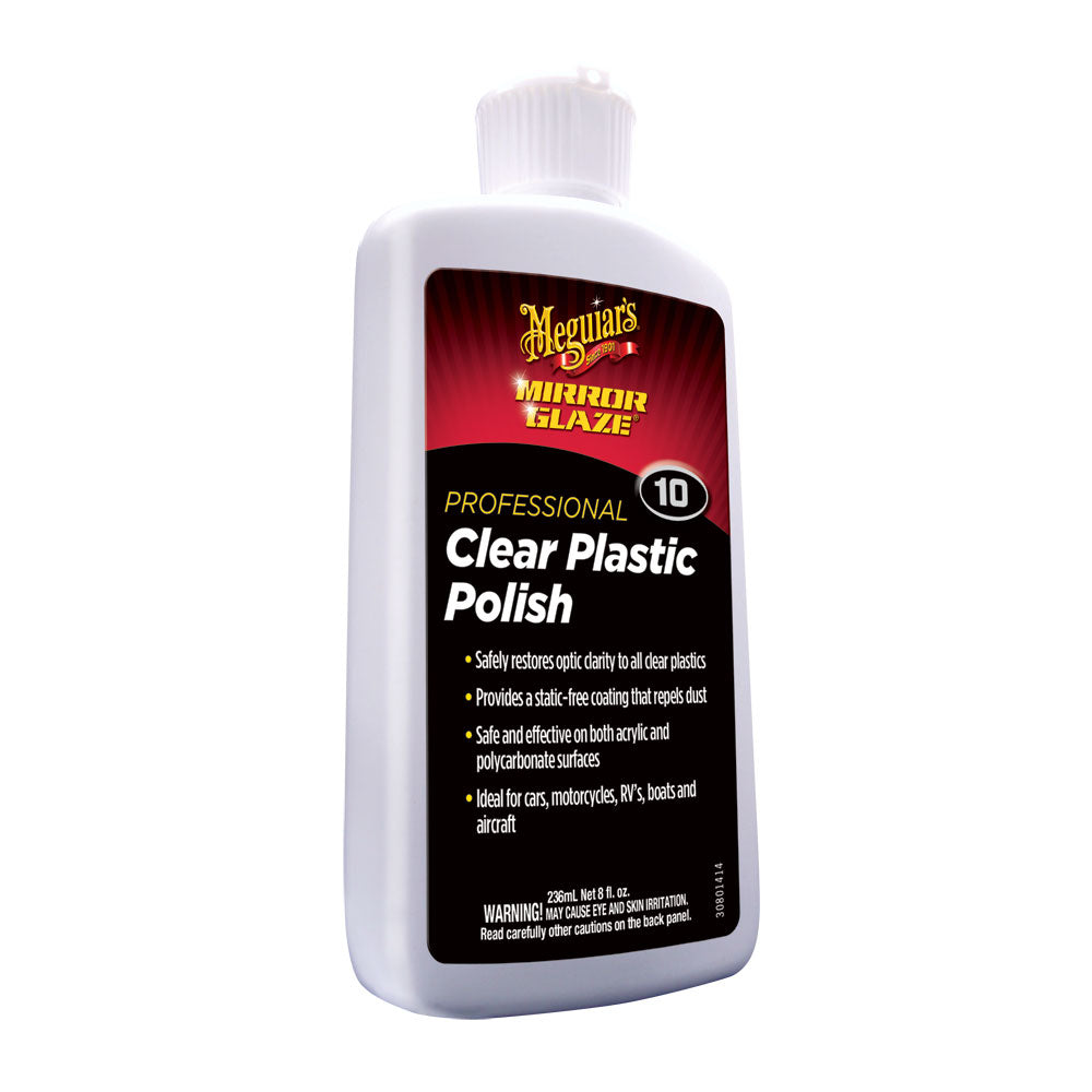 Meguiars #10 Clear Plastic Polish - 8oz | SendIt Sailing