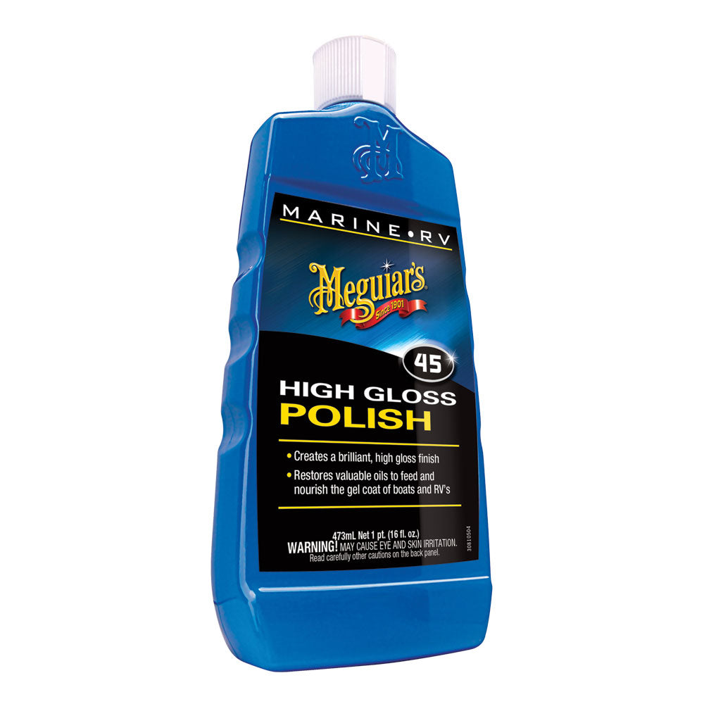 Meguiars #45 Boat/RV Polish & Gloss Enhancer - 16oz | SendIt Sailing