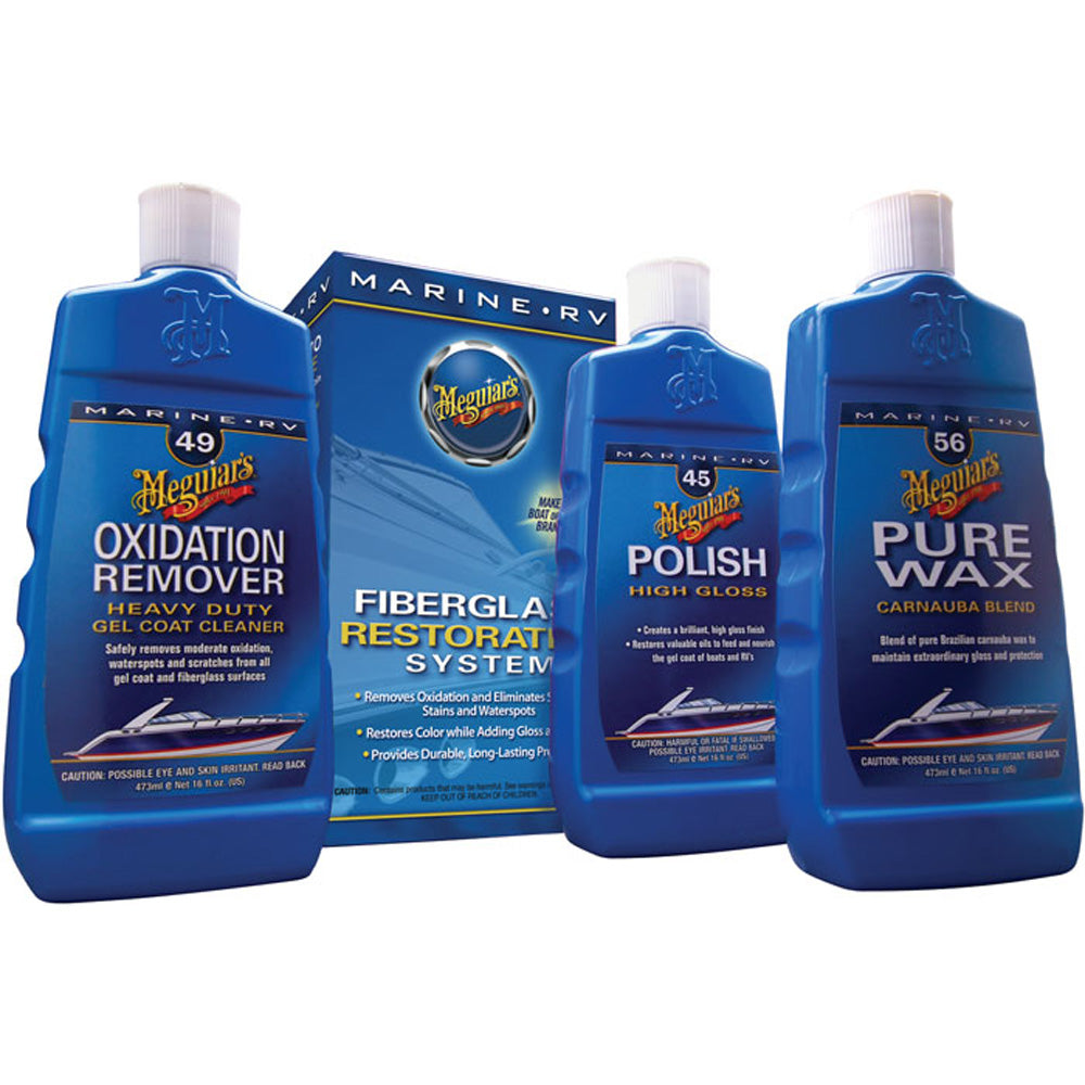 Meguiars MG Fiberglass Oxidation Removal Kit | SendIt Sailing